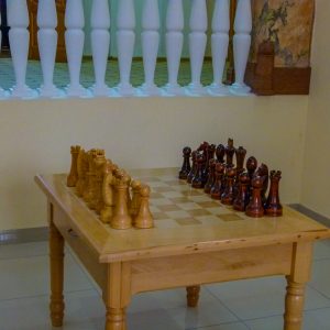 Шахматы в санатории Кавказ в городе Кисловодске - фотография