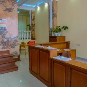 Ресепшн в санатории Кавказ в городе Кисловодске - фотография