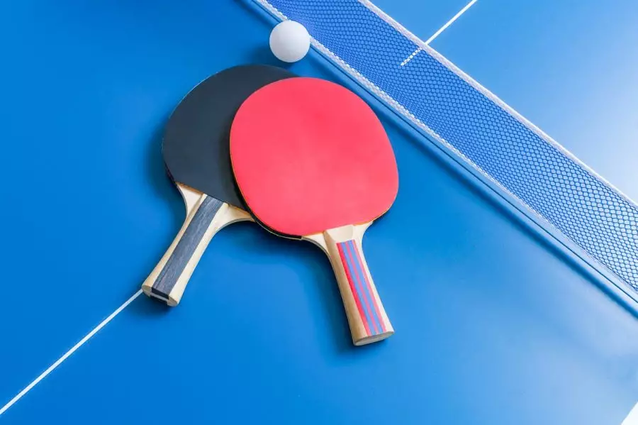 Настольный теннис в санатории (пинг понг) - фотография